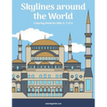 Skylines around the World Coloring Book for Kids 4, 5 & 6