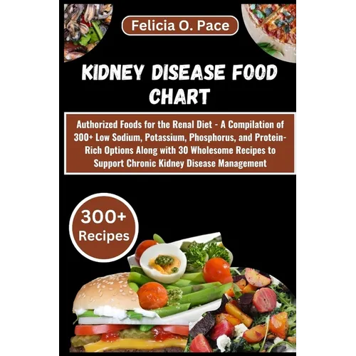Kidney Disease Food Chart: Authorized Foods for the Renal Diet - A Compilation of 300+ Low Sodium, Potassium, Phosphorus, and Protein-Rich Option