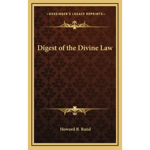 Digest of the Divine Law