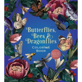 Butterflies, Bees & Dragonflies Coloring Book: Over 100 Pages to Color!