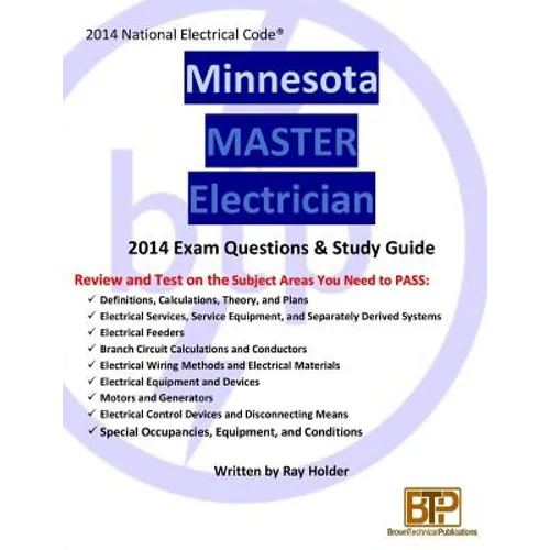 Minnesota 2014 Master Electrician Study Guide