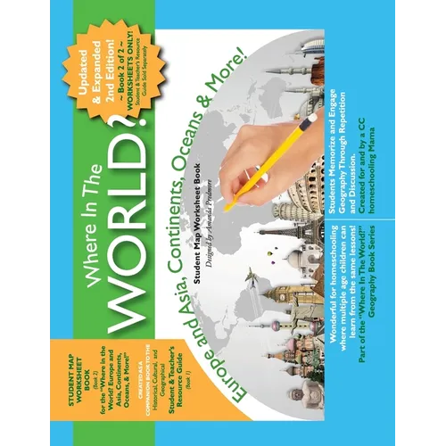 Where in the World? Europe and Asia, Continents, Oceans, & More - Student Map Worksheet Book: Europe and Asia, Continents, Oceans, & More! Student Map
