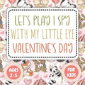 Let's Play I Spy Valentine Ages 2-5: Fun Educational Guessing Game Interactive Picture, Coloring and Educational Game Book For Little Kids, (Valentine