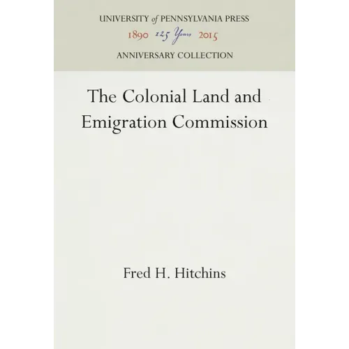 The Colonial Land and Emigration Commission