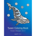 Tween Coloring Book: Ocean Designs Vol 2: Colouring Book for Teenagers, Young Adults, Boys, Girls, Ages 9-12, 13-16, Cute Arts & Craft Gift