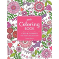 Posh Adult Coloring Book: Cats and Flowers for Fun & Relaxation
