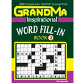 GRANDMA Inspirational WORD FILL-IN Book: 120 puzzles and inspirational quotes to boost your memory, reason, mind and mood.