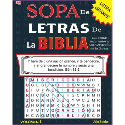 SOPA de LETRAS de la BIBLIA, Volúmen 1