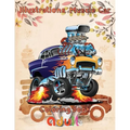 Illustrations Muscle Car Coloring Book adult: 8.5''x11''/ Muscle Car Coloring Book