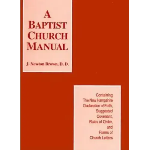 Baptist Church Manual