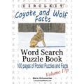 Circle It, Coyote and Wolf Facts, Pocket Size, Word Search, Puzzle Book