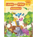 Look and Find Animals: Activity books for kids ages 2-4.