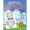 Animal Dot To Dot Puzzle Book For Kids Ages 12-15