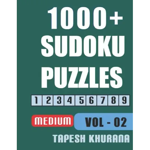 1000+ Sudoku Puzzles: Large Print Sudoku Activity Book for Adults without Answers