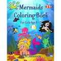 Mermaid Coloring Book: Mewrmaid Coloring Book for Girls Age 8-12, 60 Unique Coloring Pages, The Pages are large 8.5x11.