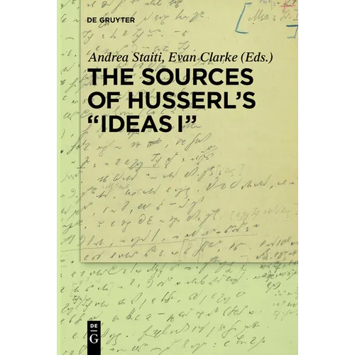 The Sources of Husserl's 'Ideas I'