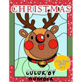 Christmas Color By Number for Kids Ages 4-8: Christmas Coloring Activity Book - Children Holiday Coloring Book with Large Pages