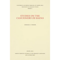 Studies on the Cancionero de Baena