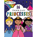 Stained Glass Coloring Princesses
