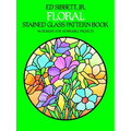Floral Stained Glass Pattern Book