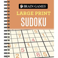Brain Games - Large Print Sudoku (Orange)