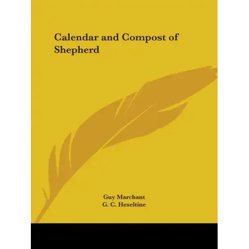 Calendar and Compost of Shepherd