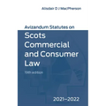Avizandum Statutes on Scots Commercial and Consumer Law: 2021-2022