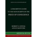 A Descriptive Guide to the Manuscripts of the Prick of Conscience
