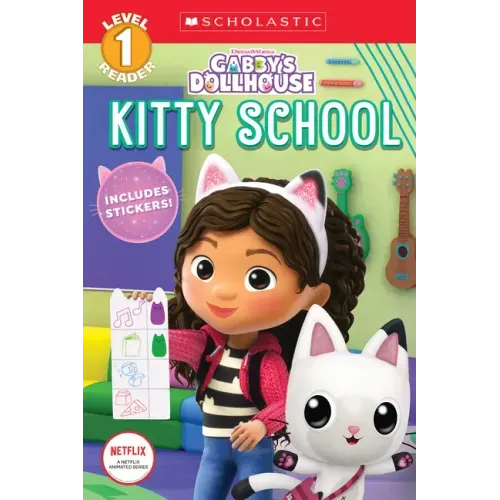 Kitty School (Gabby's Dollhouse: Scholastic Reader, Level 1)