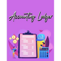 Accounting Ledger Book: Simple Accounting Ledger for Bookkeeping - Big Size - 120 Pages