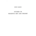 Studies in Seicento Art and Theory