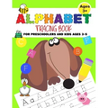 Alphabet Tracing Book For Preschoolers And Kids Ages 3-5: Practicing Writing Letters - Funny Dog Cover