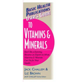 User's Guide to Vitamins & Minerals