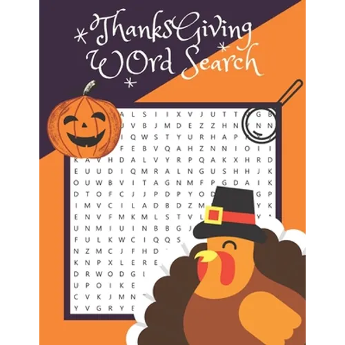 Thanksgiving Word Search: Thanksgiving Word Search Large-Print for Kids and Adults, Large-Print Word Search Puzzles For Holiday Fun for Everyone - Paperback