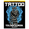 Tattoo Coloring Book: An Adult Coloring Book with Awesome and Relaxing Beautiful Modern Tattoo Designs for Men and Women 50 Coloring Pages Volume 3