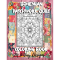 Bohemian Patchwork Quilt Coloring Book
