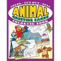 Animal Greeting Cards Coloring Book: Color - Cut Out - Send; Create Your Own Funny Animal Cards, Awesome Activity Book for Kids