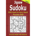 Jigsaw Sudoku Puzzle Book for Adults: 200 Hard to Very Hard Puzzles 9x9 (Volume2)