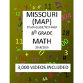 8th Grade MISSOURI MAP, 2019 MATH, Test Prep: 8th Grade MISSOURI ASSESSMENT PROGRAM TEST 2019 MATH Test Prep/Study Guide