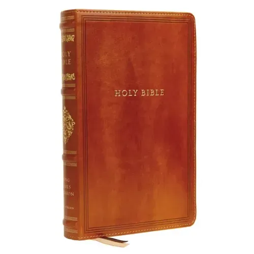 Kjv, Sovereign Collection Bible, Personal Size, Leathersoft, Brown, Red Letter Edition, Comfort Print: Holy Bible, King James Version