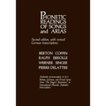 Phonetic Readings of Songs and Arias