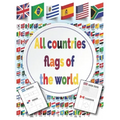 All Countries Flags of The World: Coloring Book - With color guides - Flags Around the world