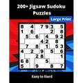200+ Jigsaw Sudoku Puzzles: irregular Sudoku Puzzles for adults and seniors