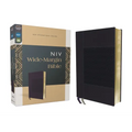 Niv, Wide Margin Bible (a Bible That Welcomes Note-Taking), Leathersoft, Navy, Red Letter, Comfort Print