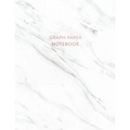 Graph Paper Notebook: Soft White Marble - 8.5 x 11 - 5 x 5 Squares per inch - 100 Quad Ruled Pages - Cute Graph Paper Composition Notebook f
