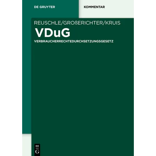 Vdug: Verbraucherrechtedurchsetzungsgesetz