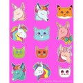 Sticker Album For Girls: 100 Plus Pages For PERMANENT Sticker Collection, Activity Book For Girls - 8.5 by 11