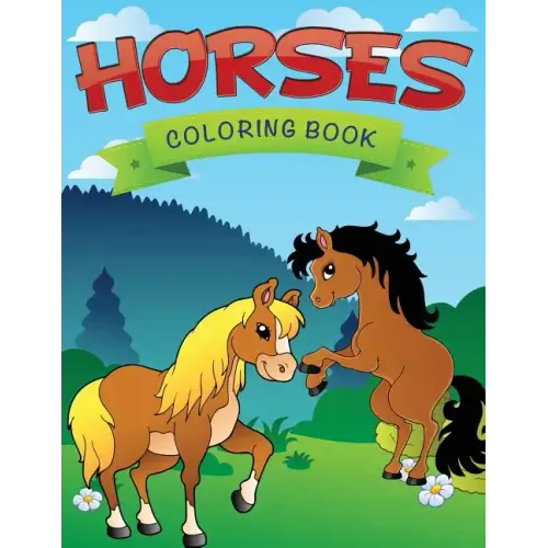 Horses Coloring Book