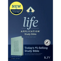 KJV Life Application Study Bible, Third Edition (Leatherlike, Floral Frame Teal, Indexed, Red Letter)