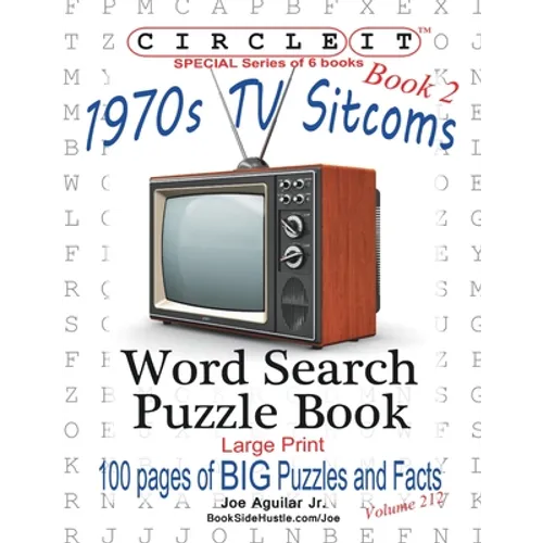 Circle It, 1970s Sitcoms Facts, Book 2, Word Search, Puzzle Book